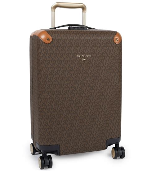 michael kors briefcase brown|michael kors trolley luggage set.